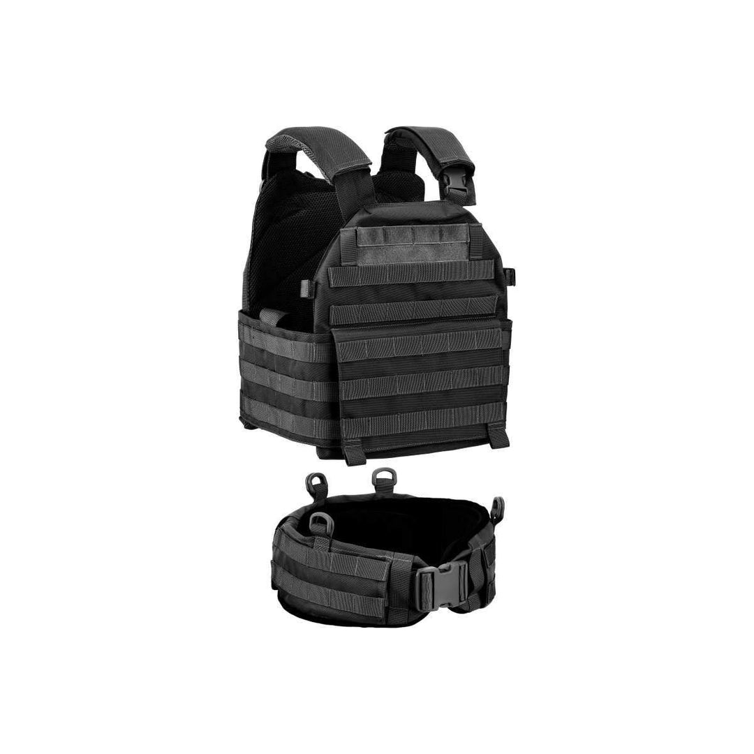 DEFCON 5 Unisex Vest Carrier Plattenträger Einheitsgrösse Schwarz, Einheitsgröße Schwarz