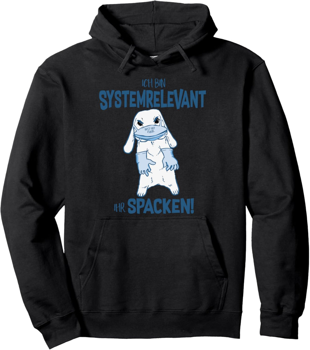 Ich bin systemrelevant soziale Berufe Heilerziehungspfleger Pullover Hoodie