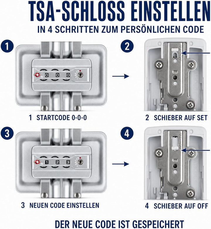 Travelhouse Tokyo 100% Aluminium Reisekoffer Silber M-66cm Hartschalenkoffer 2X TSA Zahlenschloss 4