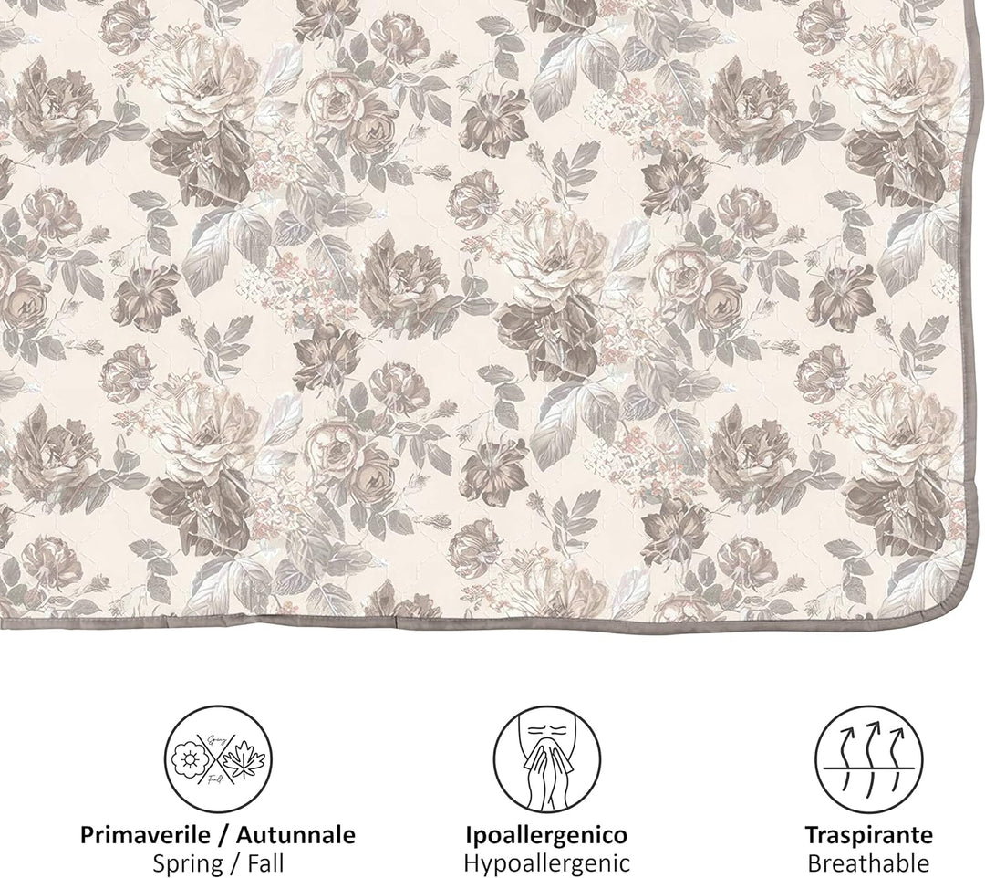 CosìCasa - Tagesdecke Bettüberwurf Doppelbett - Quilt Überwurf Tagesdecke - Weich und Maschinenwasch