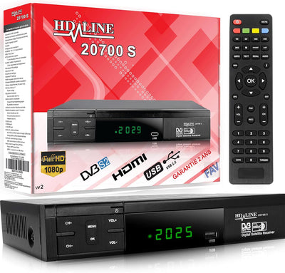 Echosat HDMI SCART HD Receiver Satellit DVB S2 HD Receiver für SAT Digitaler Satelliten SAT Receiver