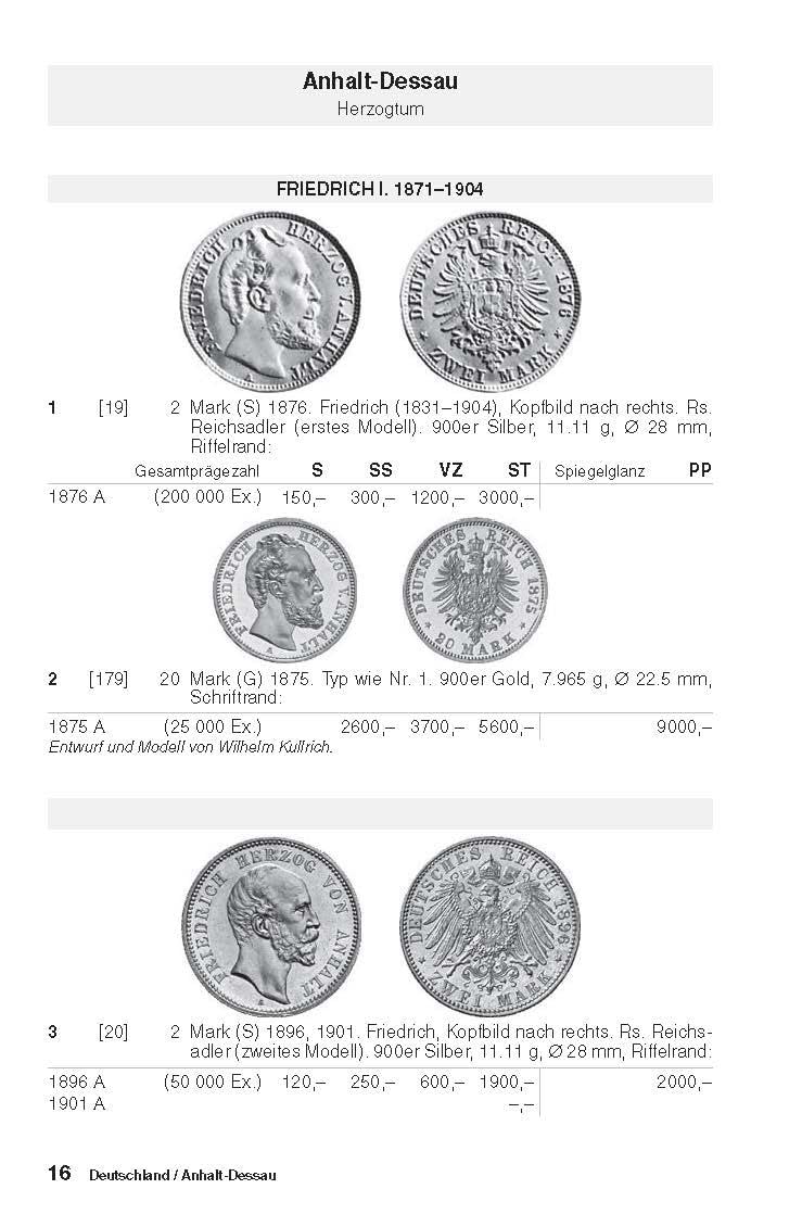 Kleiner deutscher Münzkatalog von 1871 bis heute, Taschenbuch