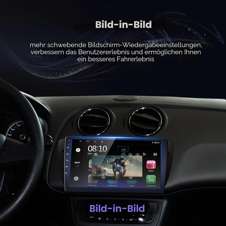 EZoneTronics Android 10.1 Autoradio Stereo 9 Zoll für Honda CR-V 2008-2011 Touchscreen-Headunit GPS-