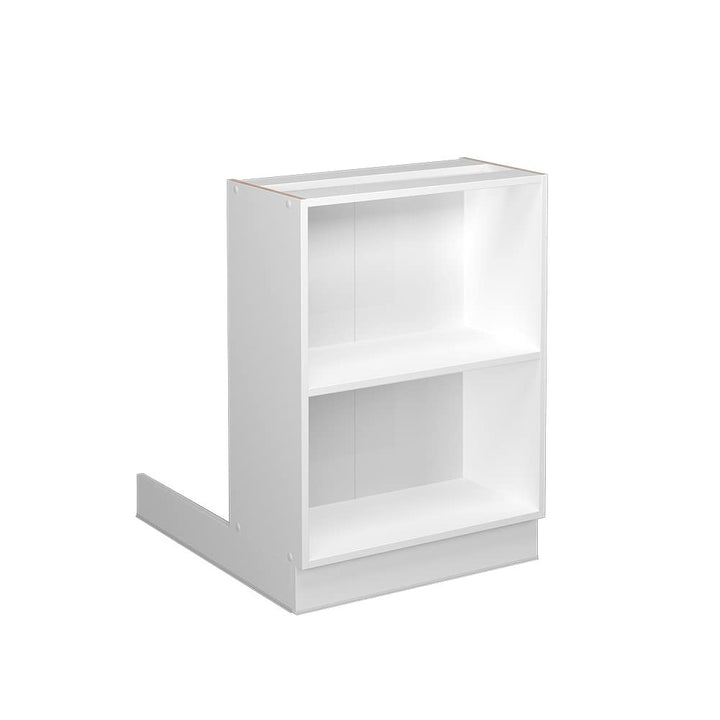 Vicco Kücheninsel Fame-Line, Weiss/Weiss, 60 cm ohne Arbeitsplatte Weiss Regalinselunterschrank 60 c
