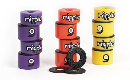 Orangatang Bushing Nipples 86A Yellow