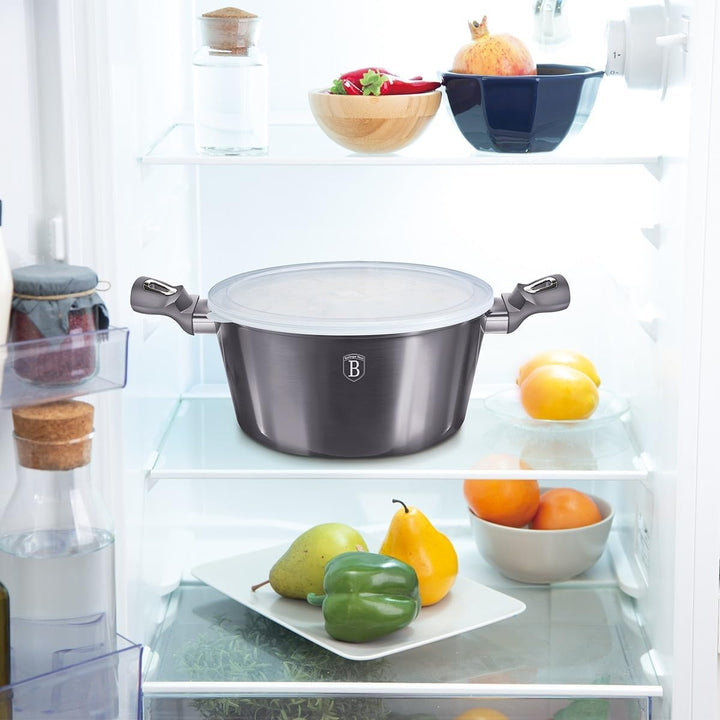Berlinger Haus - BH/6893 - Savepan mit Deckung, 24 cm, Metallic Line Carbon Pro Edition