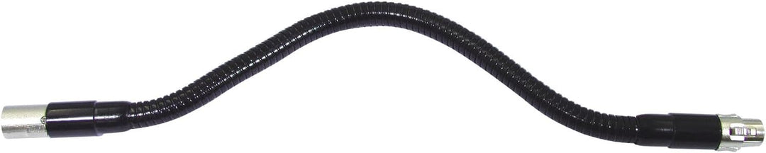 OMNITRONIC Gooseneck black XLR/XLR, 47cm