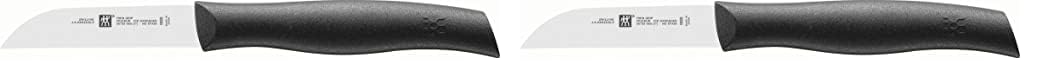 Zwilling Twin Grip Gemüsemesser, Klingenlänge 8 cm, Kunststoffgriff, schwarz (Packung mit 2) 80mm (P