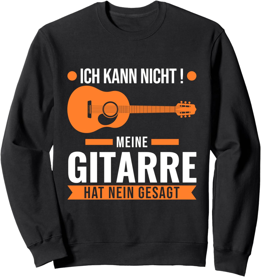 Gitarre Gitarrenspieler Gitarren Sweatshirt