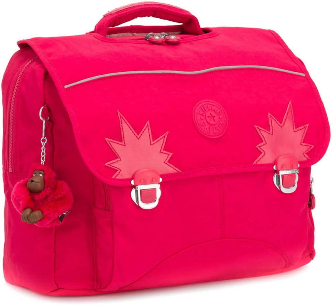 Kipling INIKO Schultasche mit Gepolsterten Schulterriemen True Pink, True Pink