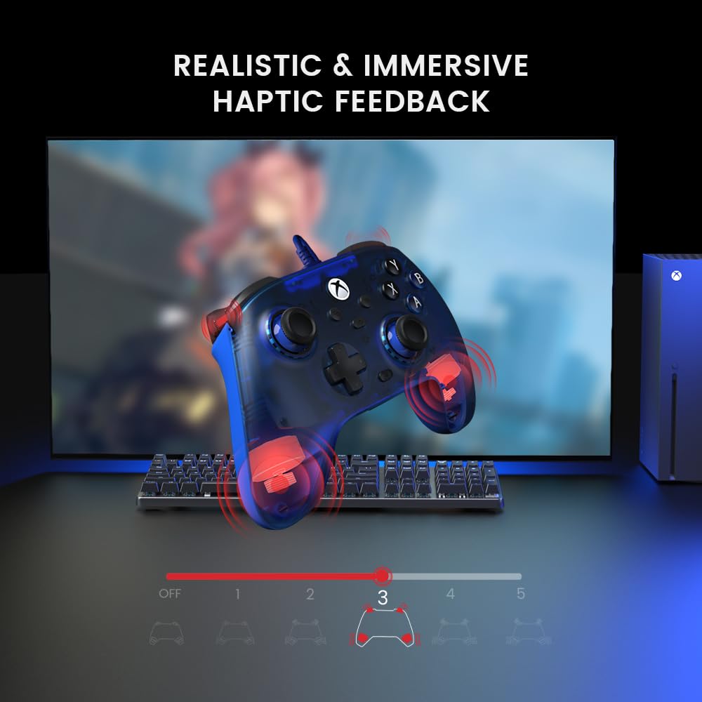 GameSir T7 Wired Xbox Controller with Hall Effect Joysticks and Triggers, Plug & Play Gamepad for Xb