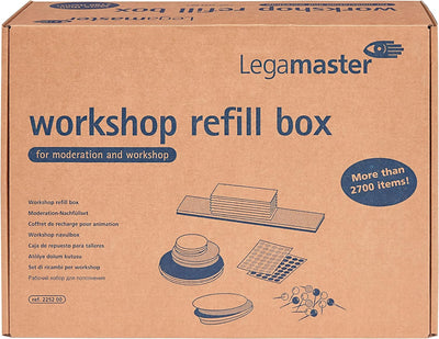 Legamaster 7-225200 Moderations-Nachfüllbox für Moderatorenkoffer, Nachfüllbox