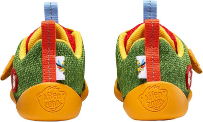 Affenzahn Barfussschuh Knit Happy mit Klettverschluss, Vegan, rutschfest, Flexibel, Reflektierend, b