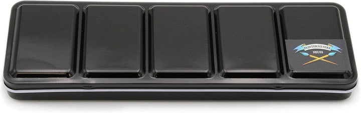 Paintersisters® Aquarellkasten metallic ARTIST in halben Näpfen, 24 x 1/2 Näpfchen metallische Aquar