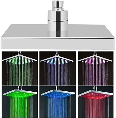 8 Zoll Regenbrause, Wasserfall Regendusche Duschkopf, Einbauduschkopf Kopfbrause Regenduschkopf mit