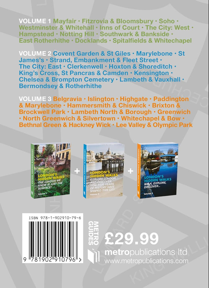 London's Hidden Walks: Volumes 1-3, Taschenbuch