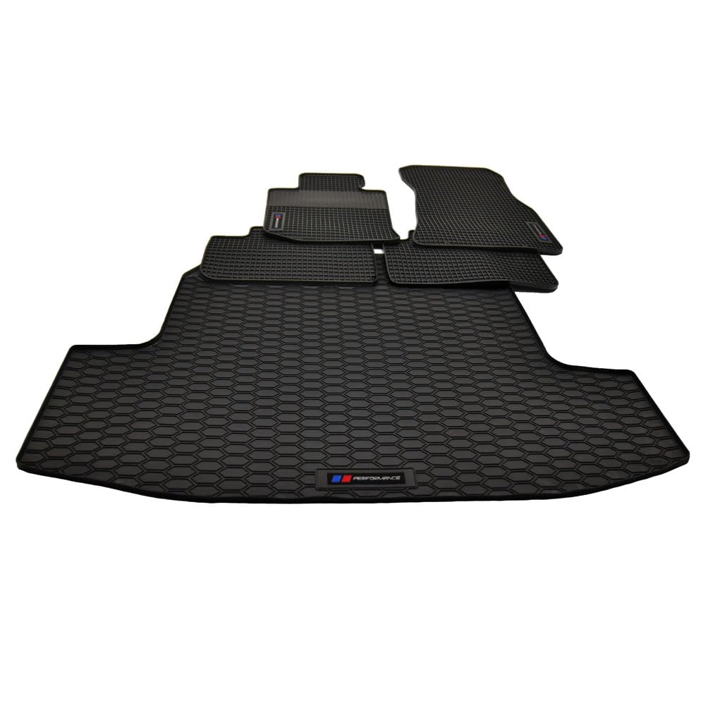 Gummimatten+Kofferraum Set kompatibel mit BMW 3er G21 Touring