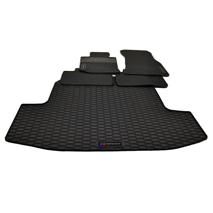 Gummimatten+Kofferraum Set kompatibel mit BMW 3er G21 Touring