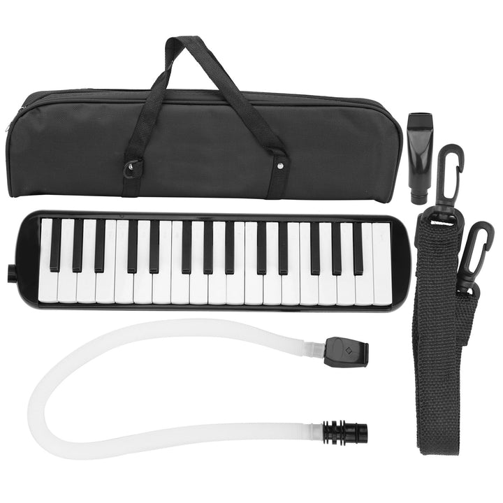 32 Tasten Melodica ABS IRIN Melodica Geeignet für Anfänger Übungstasche Blasmusikinstrument Tastatur