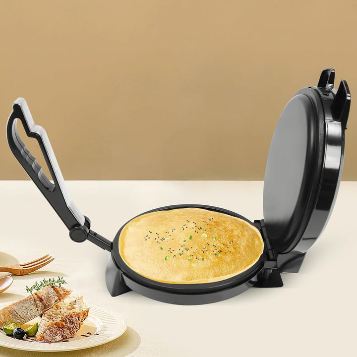 Elektrischer Crepes Maker,Tortilla Presse Maker Mit Antihaftbeschichtung,1200w Edelstahl CrêPes Make
