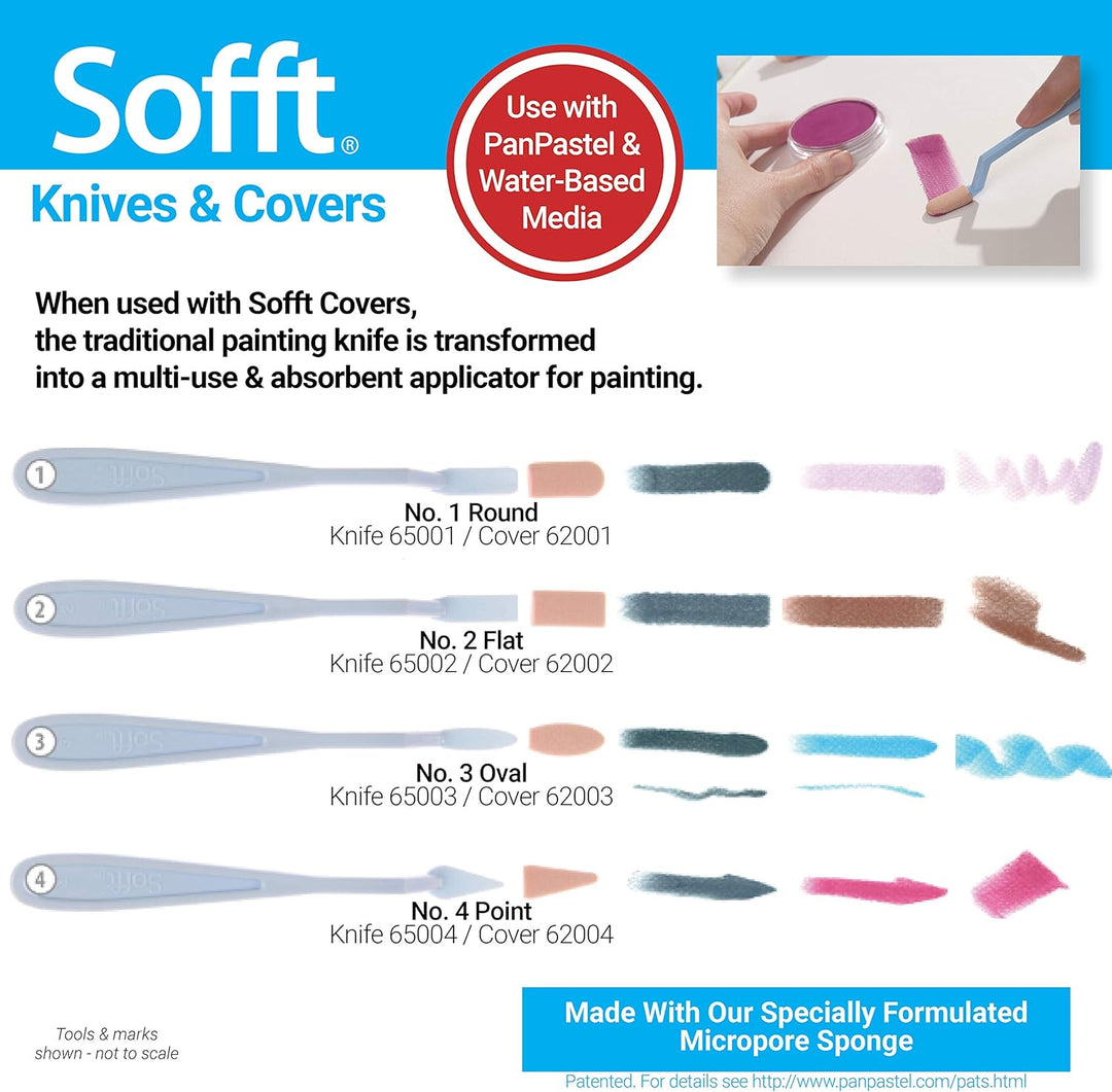 Colorfin PanPastel Sofft Tools Kombinationsset, 44 Stück, 44 Stück (1 Stück)