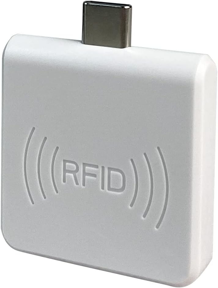 Mobiles RFID-Lesegerät für Smartphones, Micro-USB-Schnittstelle, Benutzerfreundliches Lesegerät für