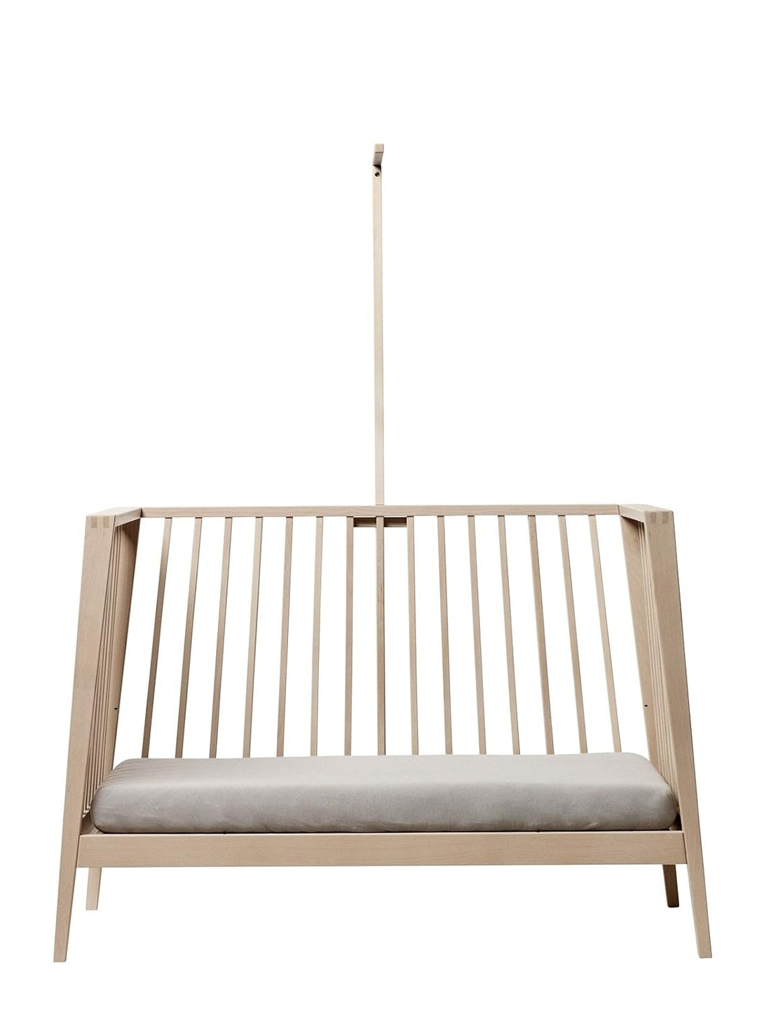 Leander Himmelgestell - Buche für Linea Babybett und Luna Babybett + Himmel in der Farbe weiss (OHNE