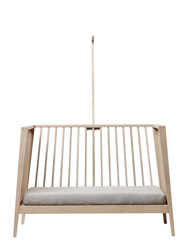 Leander Himmelgestell - Buche für Linea Babybett und Luna Babybett + Himmel in der Farbe weiss (OHNE
