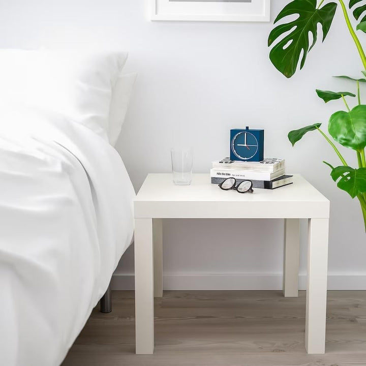 IKEA Beistelltisch Lack 55 x 55 cm [Eiche gebeizt] 55 x 55 cm Weiss, 55 x 55 cm Weiss