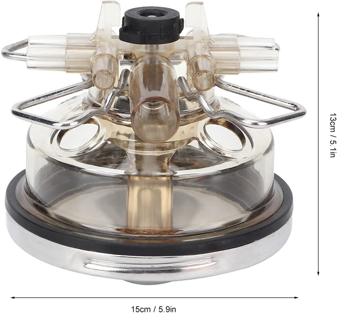 Mumusuki 350cc Farm Milking Claw Milk Collector Tool Zubehör für Melkmaschinen Ersatz-PC-Material fü