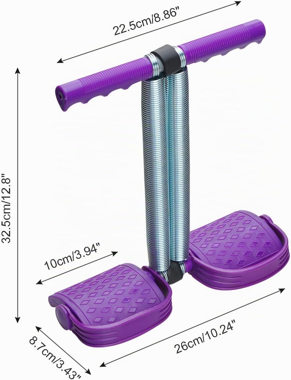 COVVY Multifunktionale Sportgerät Pedal Bodybuilding Expander Feder Schlauch Fusspeda Zugseil Fitnes
