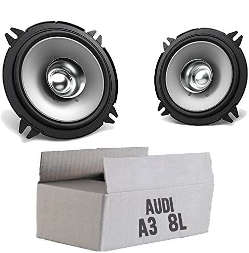 Lautsprecher Boxen Kenwood KFC-S1356-13cm Koax Auto Einbauzubehör - Einbauset passend für Audi A3 8L