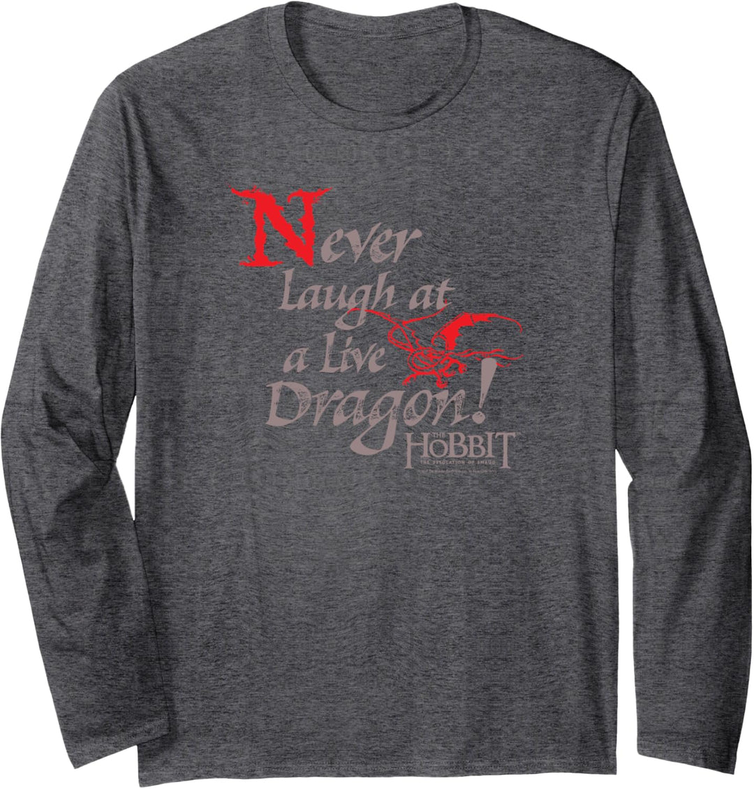 Hobbit Never Laugh Langarmshirt