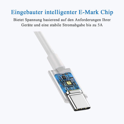 96W Mac Book Pro Ladegerät Schnellladegerät Netzteil USB C Ladegerät für MacBook Pro/Air 13 14 15 16