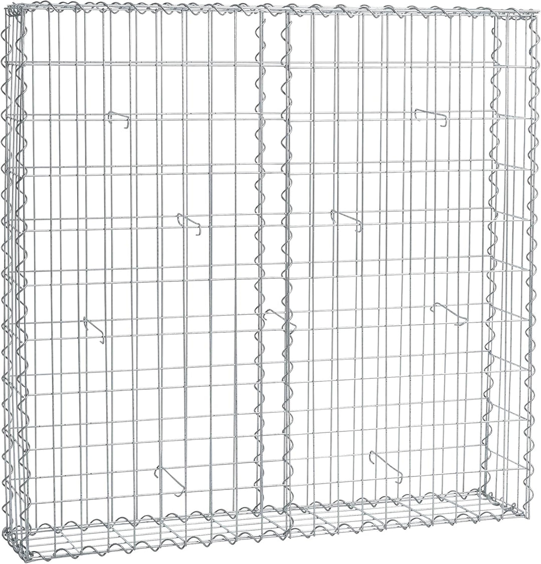 Estexo Spiral Steingabionen, Gabione, Steinkorb, Wand, Drahtkorb, Mauer (1 Stück 100x100x20 cm), 1 S