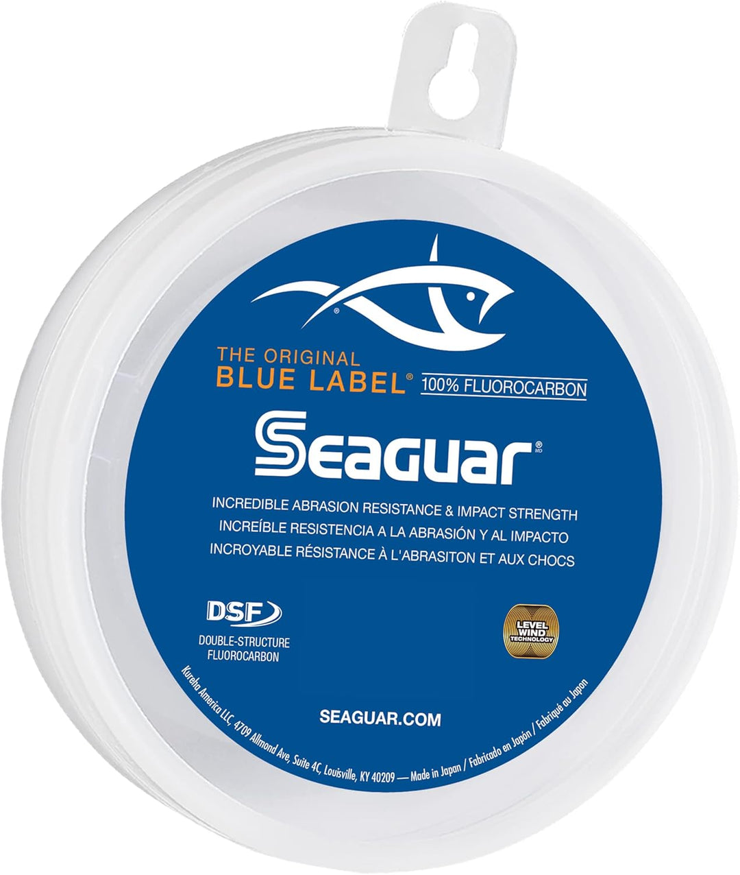 Seaguar Blue Label Fluorocarbon Angelschnur, das Original Fluoro Leader, unglaubliche Schlag- und Ab