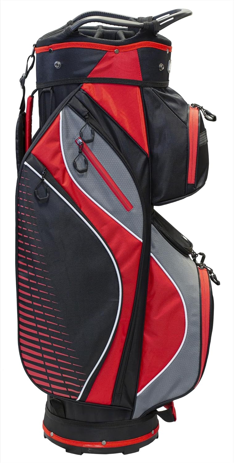 LONGRIDGE Unisex-Adult Deluxe Lite Einkaufstasche EINKAUFSWAGEN Einheitsgrösse SCHWARZ/CHARM/ROT, Ei
