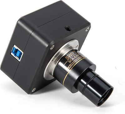 Swiftcam 10 Megapixel Kamera für Mikroskope, mit Reduzierobjektiv, Kalibrierungsset, Eyetube-Adapter