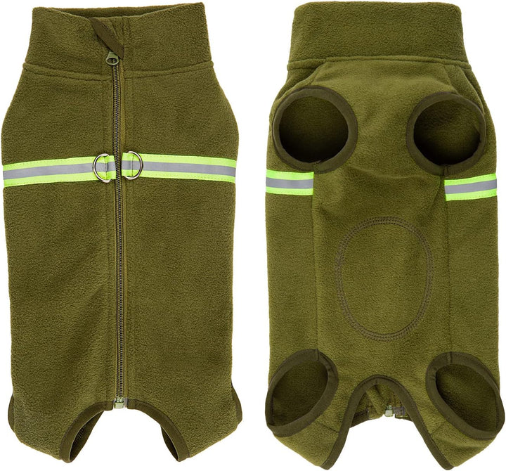 Winterkleidung für kleine Hunde, Winterkleidung, Mantel, weiches Fleece mit reflektierendem Hunde-Ei
