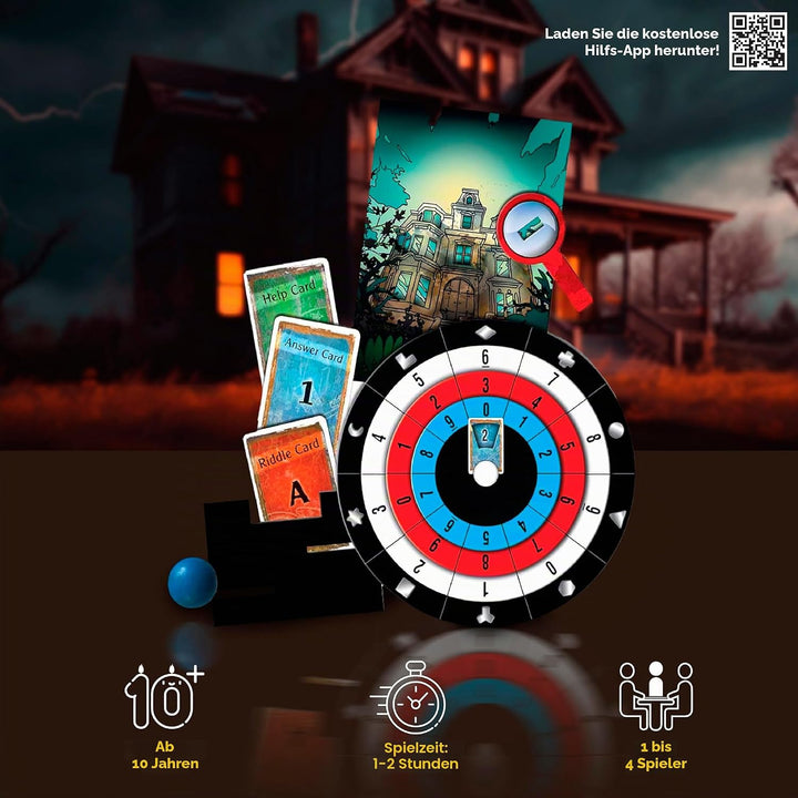 Thames & Kosmos - EXIT: The House of Riddles - Level: 2/5 - Unique Escape Room Game - 1-4 Players -