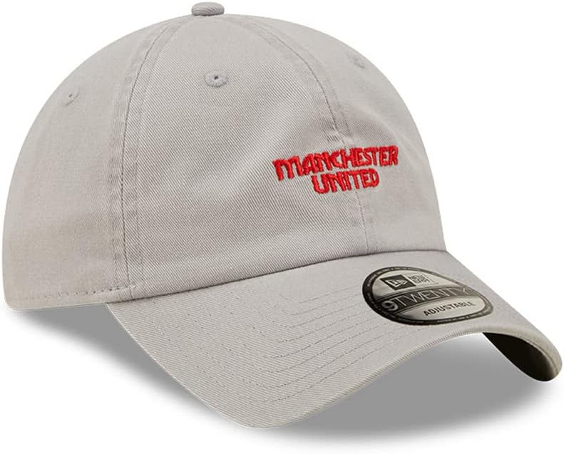 New Era Manchester United Wordmark Grau Casual Classic Cap – verstellbar – 9TWENTY