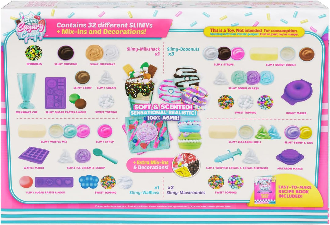 Slimy Sugary Crush - Super Creator's Set, Slime und Knete Kreativ-Set, Backspiel zum selber Mischen,
