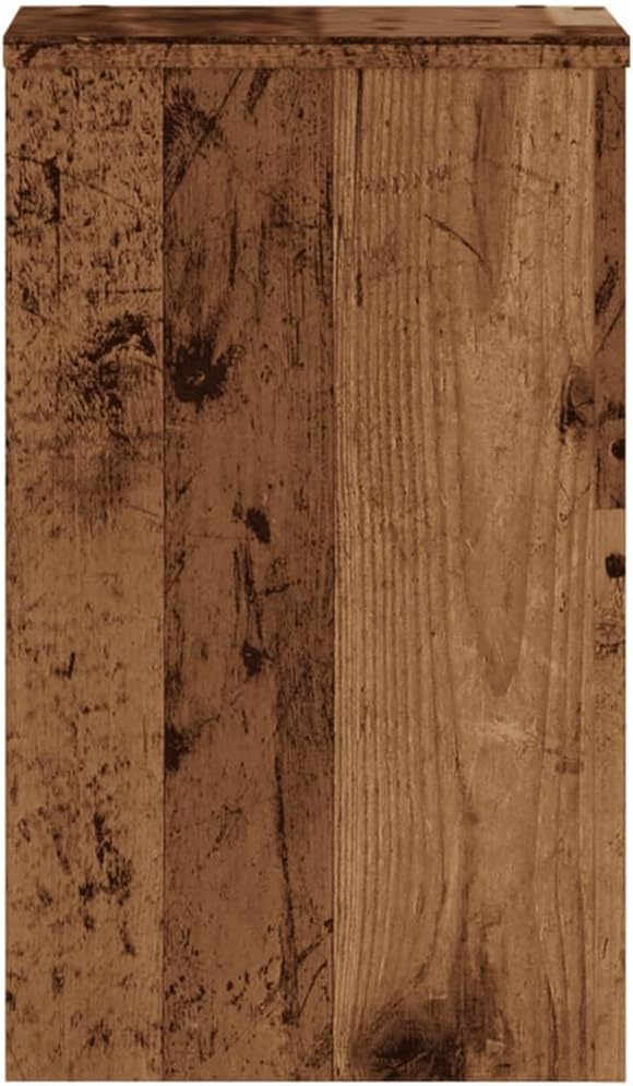 vidaXL Pflanzenständer 2 Stk. Altholz-Optik 30x30x50 cm Holzwerkstoff 30 x 30 x 50 cm Altholz, 30 x
