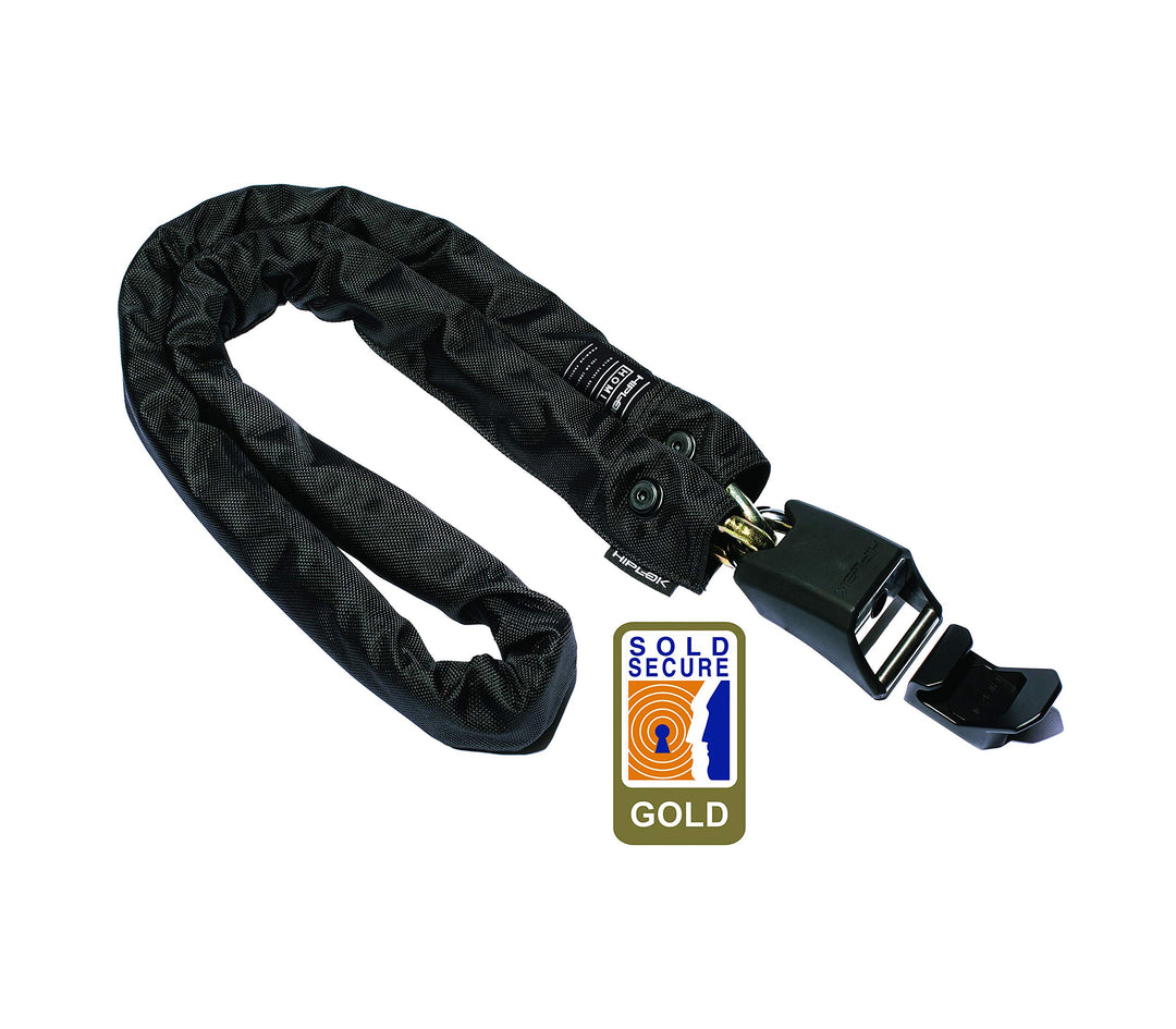Hiplok HOME GOLD, Kettenschloss, Unisex, ALL BLACK, 150 cm Schliessumfang 150 cm Schliessumfang All