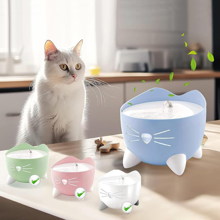 16 Stück Katzenbrunnen Filter für 2,5L Trinkbrunnen für Katze Ersatzfilter, Katzenbrunnenfilter mit