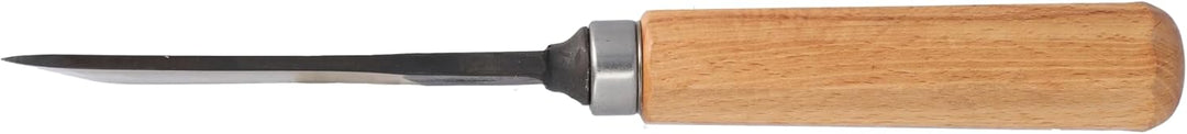 STUBAI Stemmeisen Stechbeitel Serie 52 - Form 2 | Gerades Balleisen, schräg - 60 mm, mit Holzgriff,