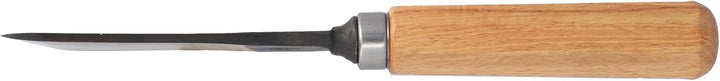STUBAI Stemmeisen Stechbeitel Serie 52 - Form 2 | Gerades Balleisen, schräg - 60 mm, mit Holzgriff,