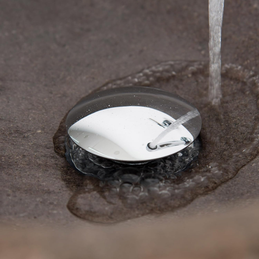 wohnfreuden Pop Up Ablauf-Ventil ohne Überlauf für Waschbecken & Waschtisch - Universal Ablaufgarnit