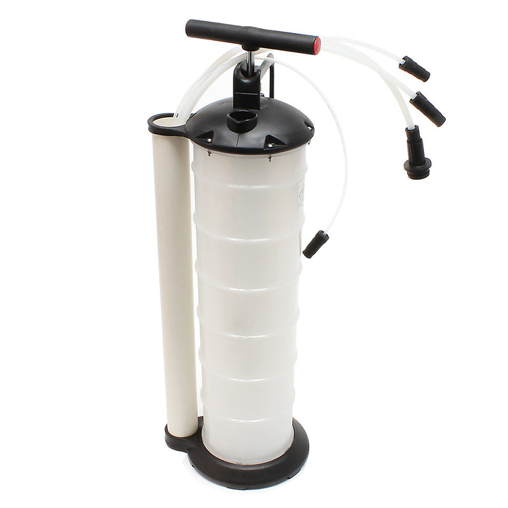 Wiltec Ölabsaugpumpe Flüssigkeitenabsaugpumpe 7 Liter inklusive Schläuche