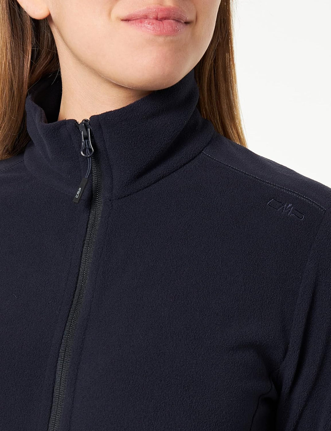 CMP Damen Knitted Mesh Jacke Fleecejacke Fleecepullover 36 Schwarz Blau, 36 Schwarz Blau